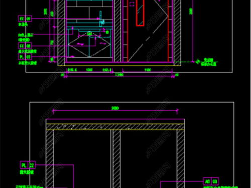精品辦公空間平立面CAD施工圖設計 平面圖下載與平面設計解析